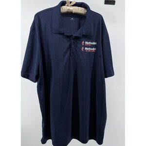 Sport-Tek Methodist Hospital Polo Shirt 3XL Navy Workwear Uniform Employee